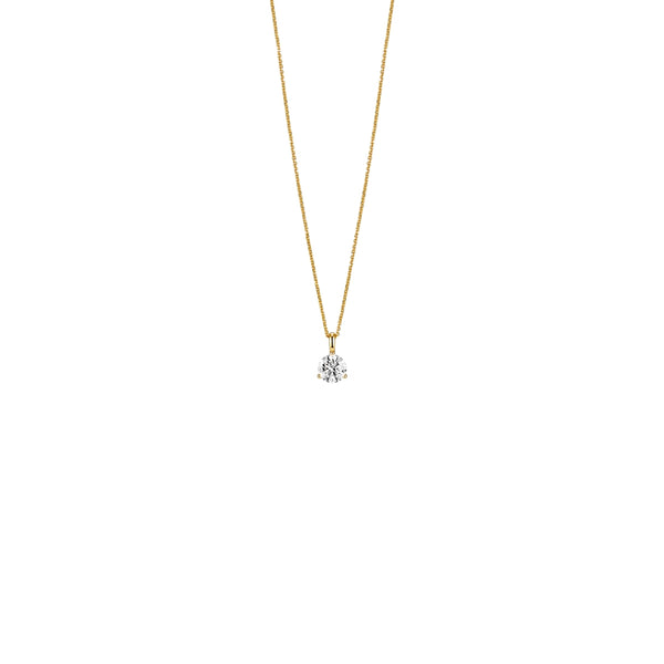 18K Gold Baby Diamond Necklace