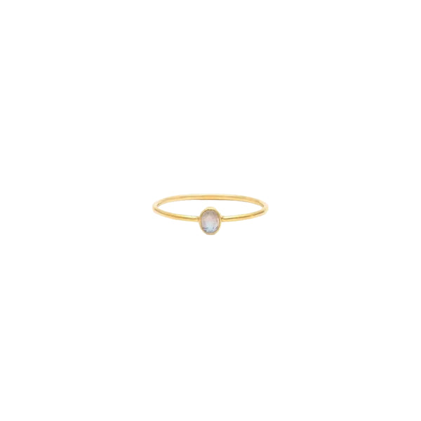 18K Gold Eve Moonstone Ring